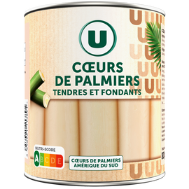 U Coeur palmier, boîte 4/4 500g poids net égoutté 500g