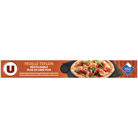 U Feuille de cuisson réutilisable revêtement Teflon - 33x40cm