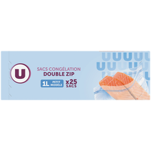U Sacs congélation petite taille à fermeture zip normés NF x25