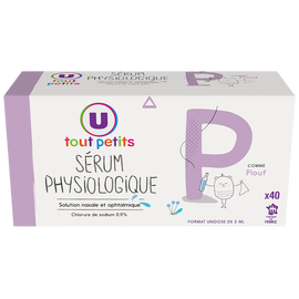 U TOUT PETITS Sérum physiologique - 40 doses