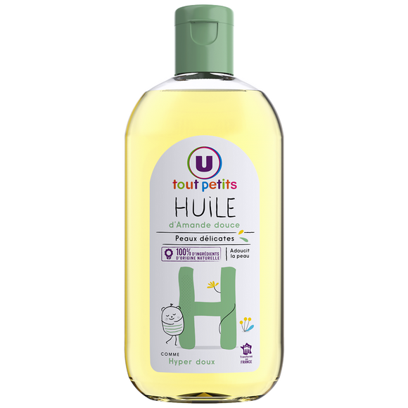 U TOUT PETITS Huile d'amande douce - 100ml