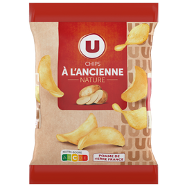 U Chips à l'ancienne nature  6 sachets de 30g