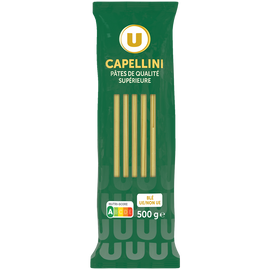 U Capellini qualité supérieure, sachet de 500g