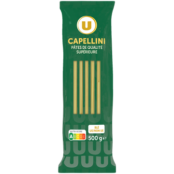 U Capellini qualité supérieure, sachet de 500g