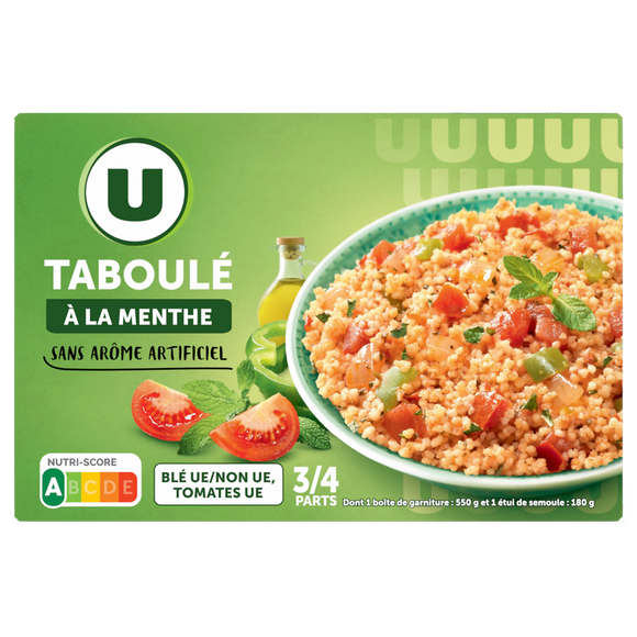 U Taboulé à la menthé, boite de 730g
