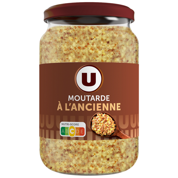 U Moutarde à l'ancienne  bocal atlas de 350g