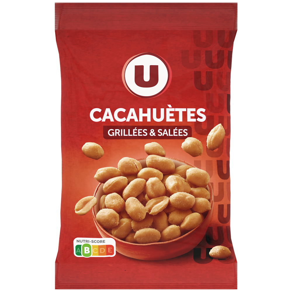 U Cacahuètes grillées et salées  250g