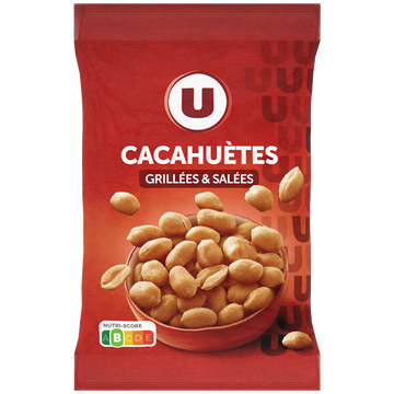 U Cacahuètes grillées et salées  250g