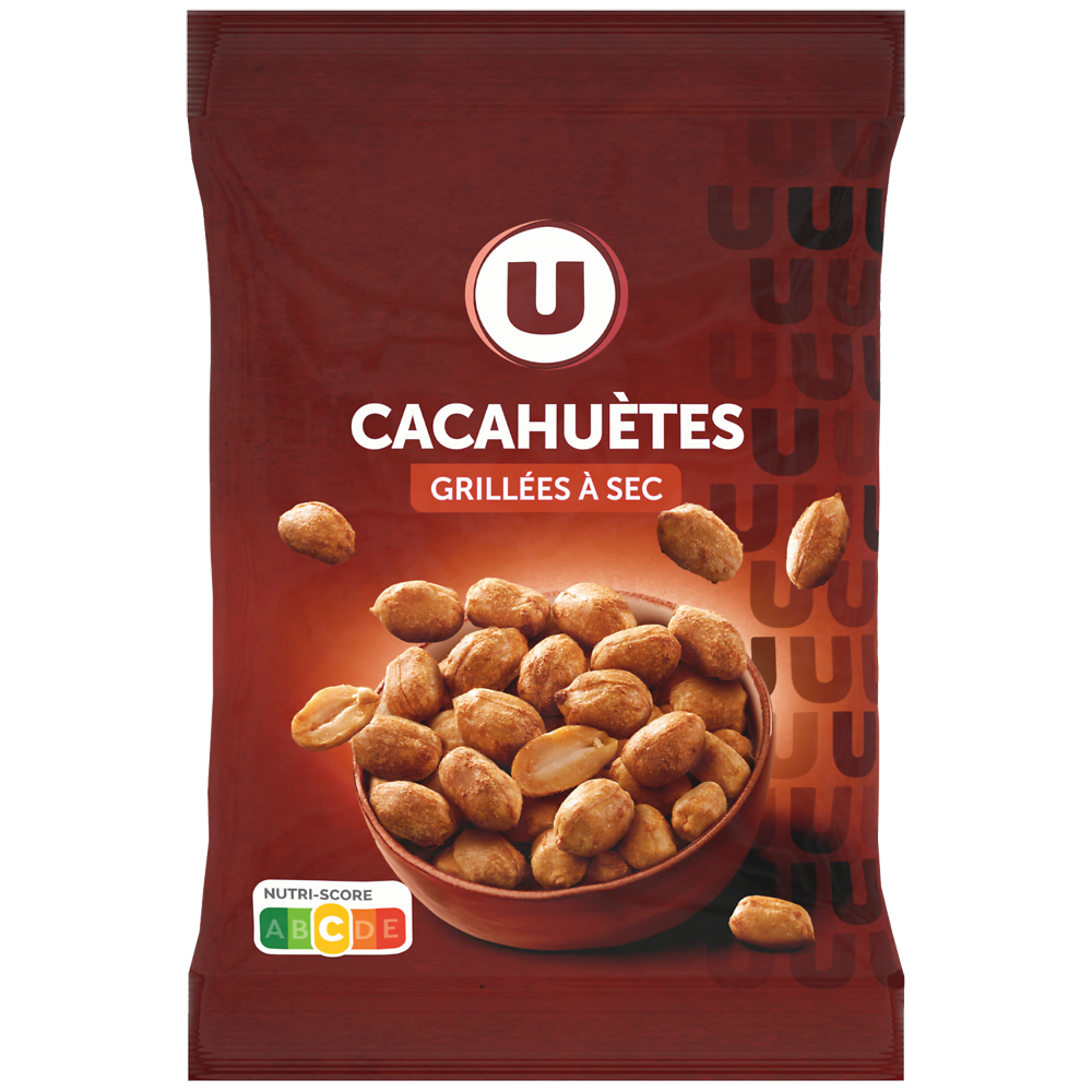 U Cacahuètes grillées à sec  sachet de 150g
