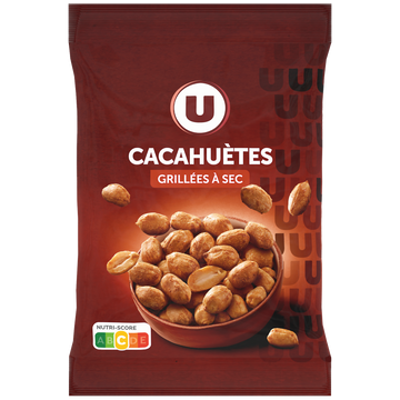 U Cacahuètes grillées à sec  sachet de 150g