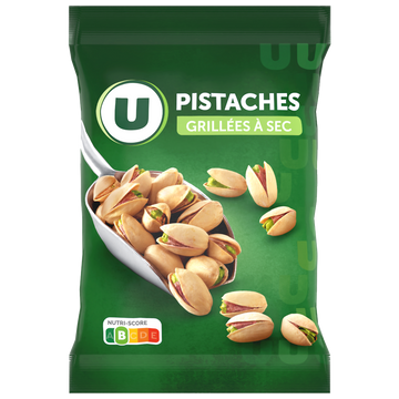 U Pistache grillée à sec  sachet de 150g