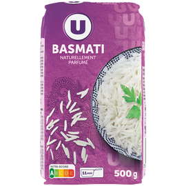 U Riz long basmati  paquet aluminisé de 500g