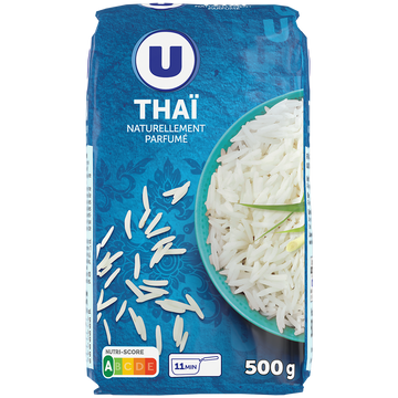 U Riz long thaï paquet aluminisé de 500g
