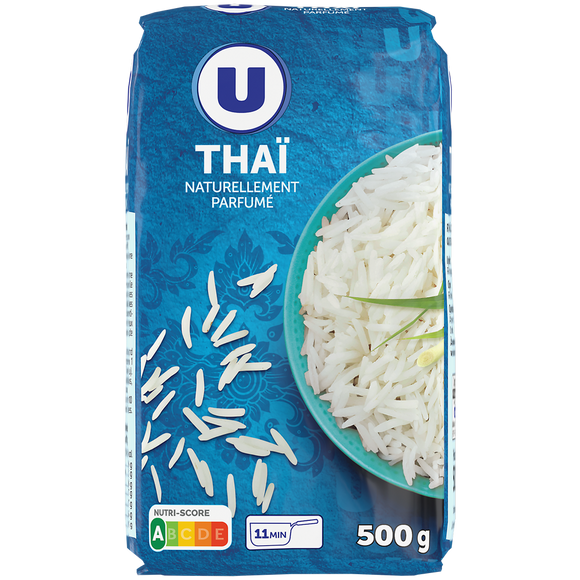 U Riz long thaï paquet aluminisé de 500g