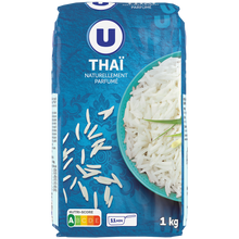 U Riz long thaï sachet carré en aluminium de 1kg