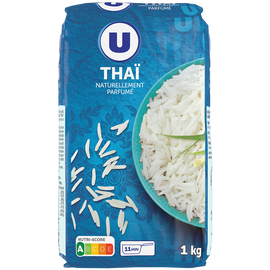 U Riz long thaï  sachet carré en aluminium de 1kg