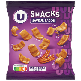 U Snacks goût bacon  sachet de 60g