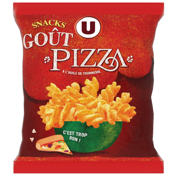 U Snacks goût pizza  sachet de 60g