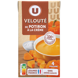 U Soupe Velouté de potiron à la crème fraîche 1l