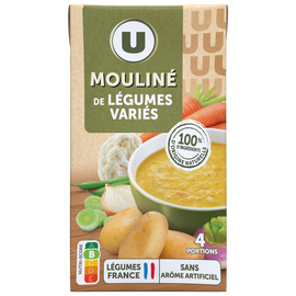 U Soupe Mouliné légumes variés 1l