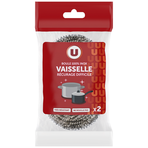 U Boules inox  x2