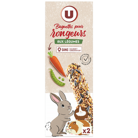 U Sticky légumes pour rongeur  x2 - 110g
