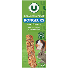 U Sticky légumes pour rongeur x2 - 110g