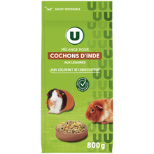 U Mélange pour cochon d'Inde aux légumes paquet de 800g