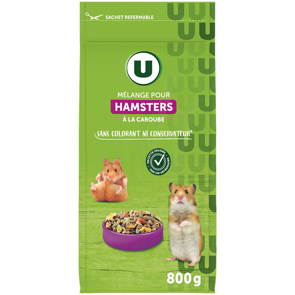 U Mélange pour hamsters paquet de 800g