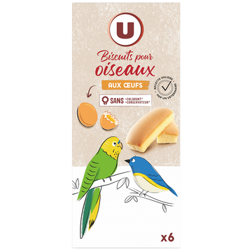 U Biscuits aux oeufs pour oiseaux 65g