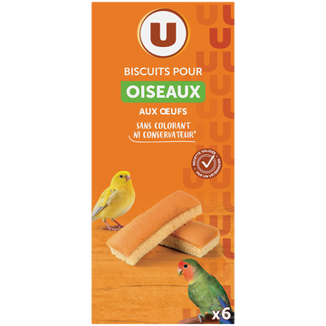 U Biscuits aux oeufs pour oiseaux 65g