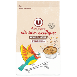 U Mélange pour oiseaux exotiques au moha  paquet de 1kg