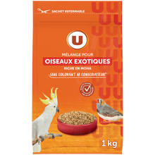 U Mélange pour oiseaux exotiques au moha paquet de 1kg