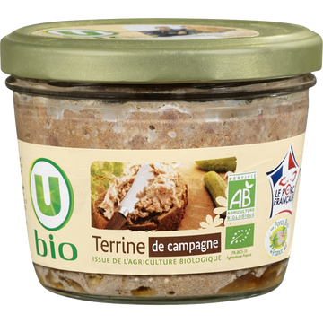 U BIO Terrine de campagne  , 180g