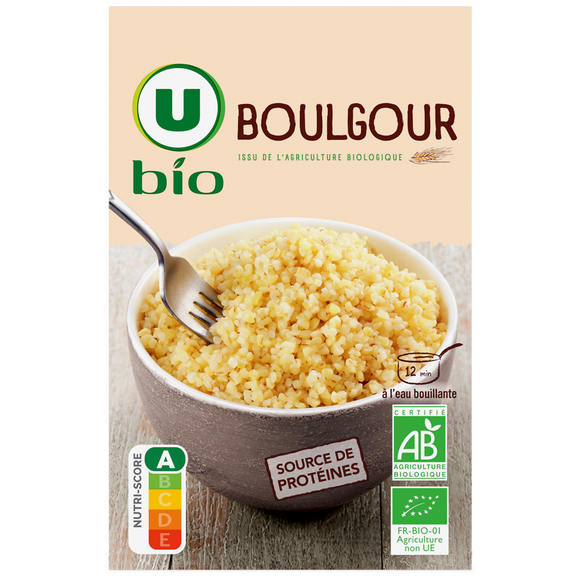 U BIO Boulgour , étui 500g