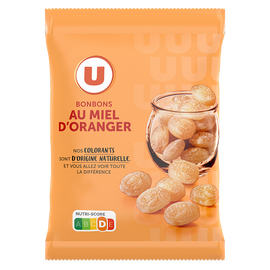 U Bonbons au miel d'oranger  sachet de 250g