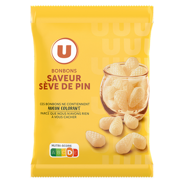 U Bonbons sève de pin  sachet de 250g