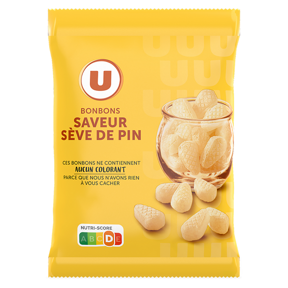 U Bonbons sève de pin  sachet de 250g