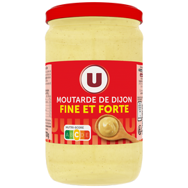 U Moutarde forte de Dijon  pot standard de 72 cl