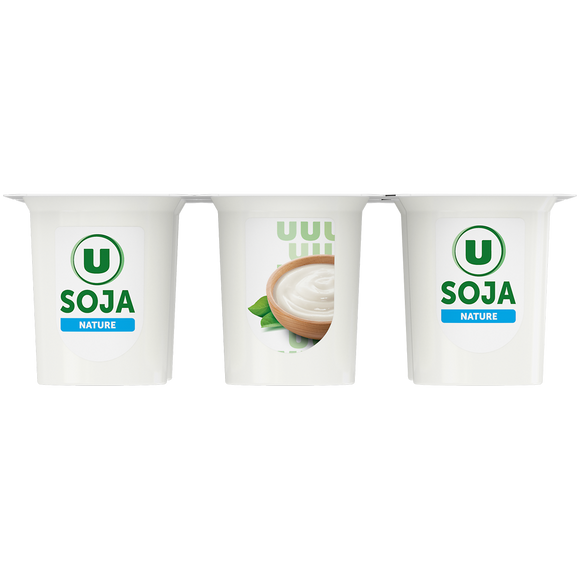 U Spécialité fermentée au soja nature 6x100g
