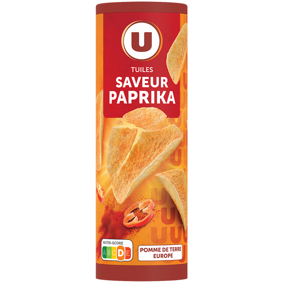U Tuiles goût paprika 170g