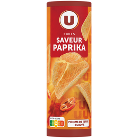 U Tuiles goût paprika  170g
