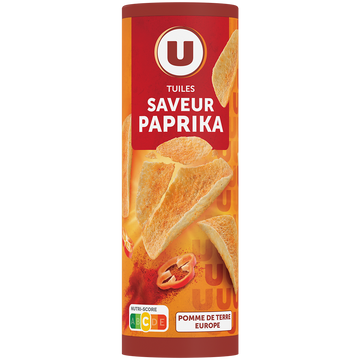 U Tuiles goût paprika  170g