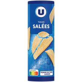 U Tuile goût salé  paquet de 170g