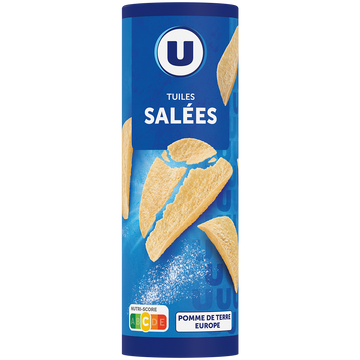 U Tuile goût salé  paquet de 170g