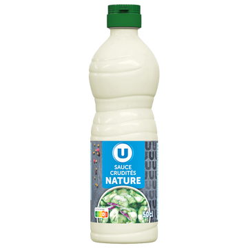 U Sauce crudités nature  bouteille de 500ml