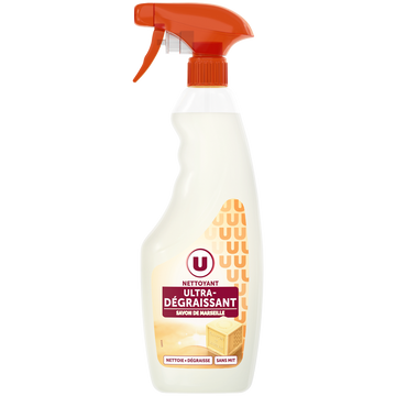 U Nettoyant dégraissant parfum savon de Marseille spray de 750ml