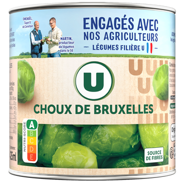 U Choux de bruxelles - Boîte 265g
