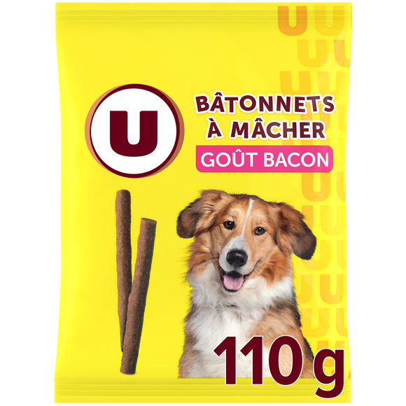 U Batonnets à macher au bacon U 110g