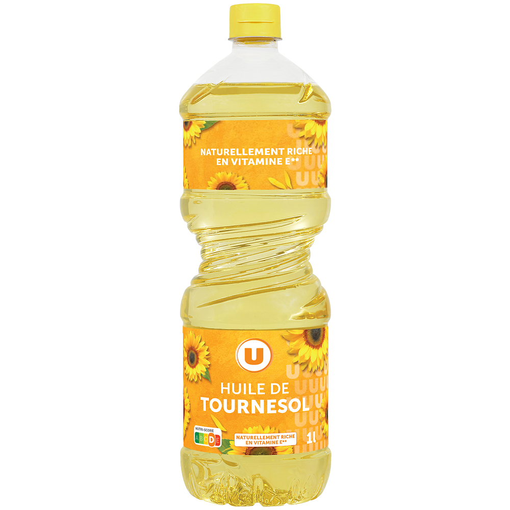 U Huile de tournesol Bouteille 1L